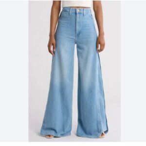 MOTHER Sky Blue Flare Jeans